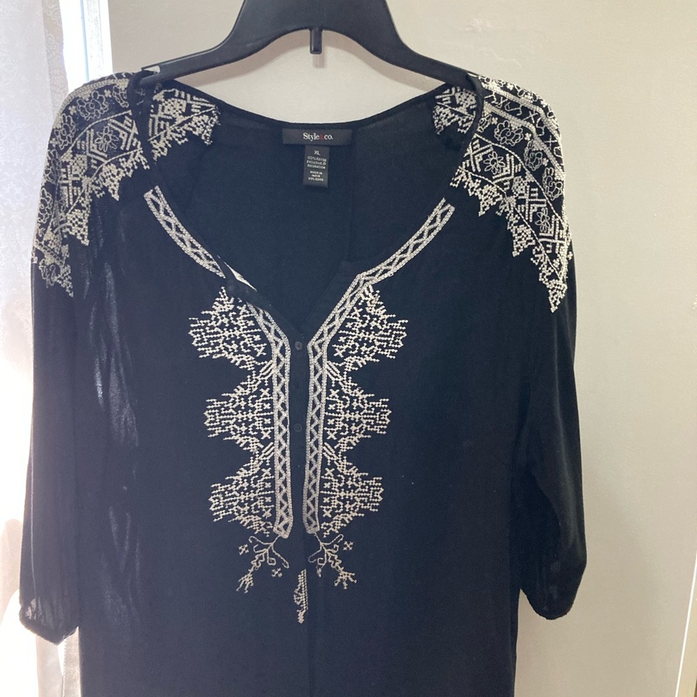 Long sleeve blouse